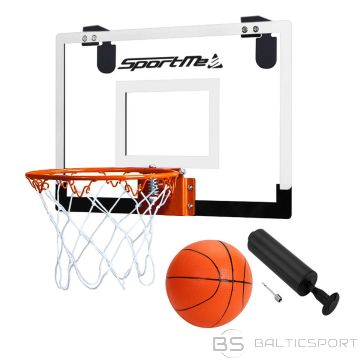 Mini basketbola grozs ar bumbu un vairogu ( uz durvīm karināms) 45,5 x 30,5cm 
