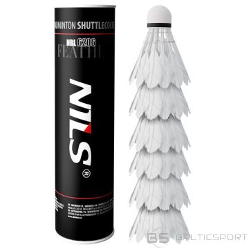 Nils NBL6206 SHUTTLECOCKS SPALVAS 6 GAB