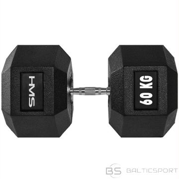 Gumijas hantele /HMS HEX PRO 60 KG hanteles