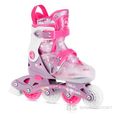 Nils Fun NJ1025 FLIPZY ROZĀ RULLĪŠU SLIDAS, S IZMĒRS (31–34)