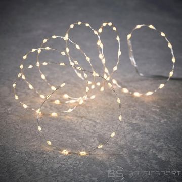 Luca BATTERY-OPERATED WIRE LAMPS GARLAND 90 LED WHITE FLASH