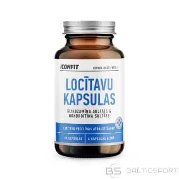 Locītavu kapsulas: Glikozamīns & Hondroitīns, 90 kapsulas