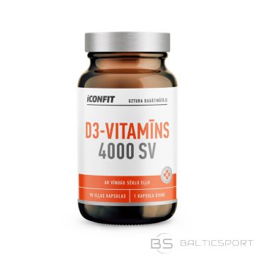Vitamīns D3 (4000 IU) / ICONFIT / 90 kapsulas 