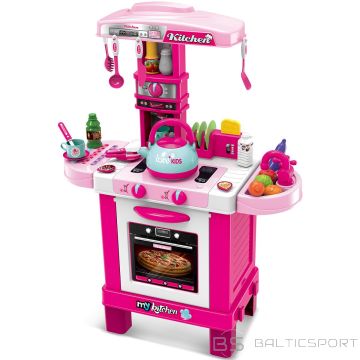 Enero Toys CHILDREN&#39;S KITCHEN 32 ELEMENTS PINK 64x29x87CM