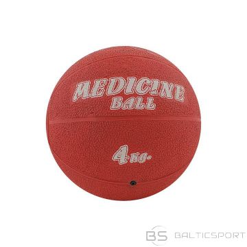Maxwel Medicīniskās gumijas bumba 4 kg / Sarkana /