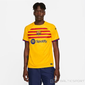 Nike FC Barcelona DF Stadium JSY SS 4TH DR5079 729 / XXL / zelta