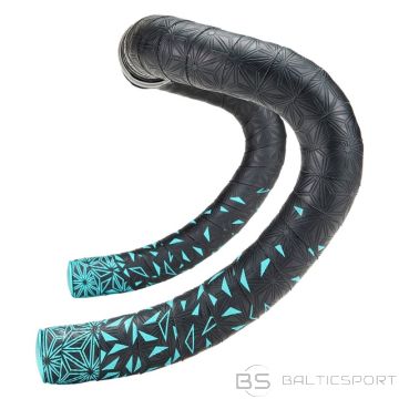 Supacaz SUPER STICKY FADEW aptinums melns celeste (N/A)