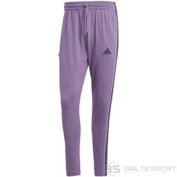 Adidas Брюки M из джерси Essentials с зауженным открытым краем и тремя полосками IJ8699 (2XL)