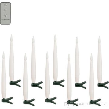 Luca CHRISTMAS TREE LIGHTS LIGHT CHAIN CANDLES 10 LED WARM WHITE