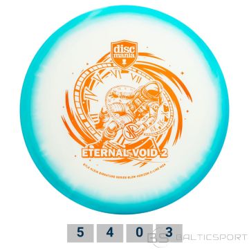 Discgolf DISCMANIA Midrange Driver C-LINE GLOW HORIZON MD4 Eternal Void 2 Clear/Blue 5/4/0/3