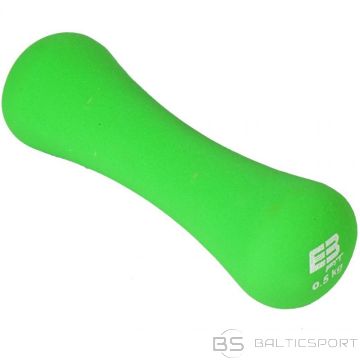 Inny EB FIT neoprēna hantele 0,5 kg zaļa 1029221 (nav pieejama)