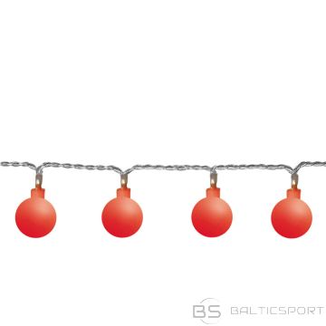 50 LED virtene Berry 7.35m sarkana