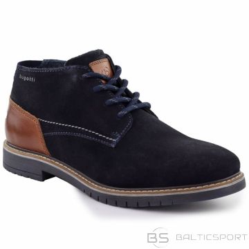 Bugatti Vīriešu zamšādas puszābaki tumši zili 331-8373H-1400 (45)