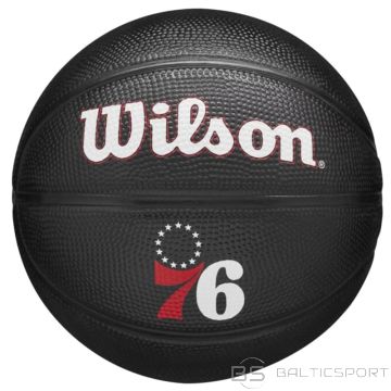 Wilson Team Tribute Philadelphia 76ers Mini Ball WZ4017611XB basketbols (3)