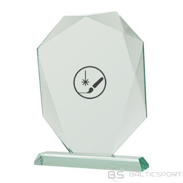 BS Gravēts stikla trofeja ar korpusu + krāsas pildījums (nav pieejams)