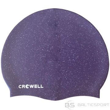 Silicone swimming cap Crowell Recycling Pearl purple col.4 (N/A)