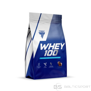 Valgupulber TREC sūkalu proteīns 100, 900g, dubultā šokolāde