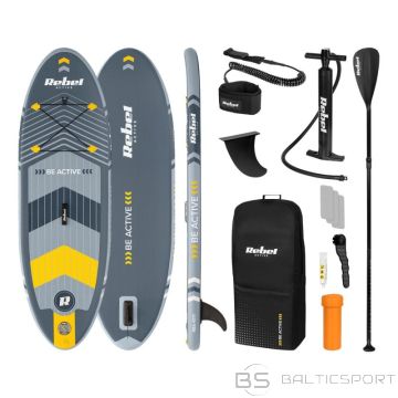 SUP board REBEL ACTIVE inflatable 244x76x10, set (N/A)