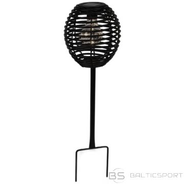 Progarden MELNA ROTANGA SAULES ENERĢIJAS BUMBU LAMPA (N/A)