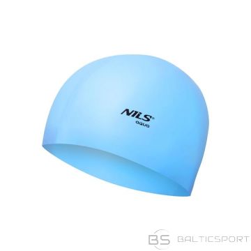 Nils Aqua NQC SOLID COLOR BL01 GAIŠI ZILS SILIKONA PELDCEPURA