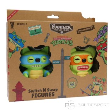 P.m.i. Kids World FUGGLER S2 SWAP & STYLE figūras – 2 iepakojumā (Leonardo un Mikelandželo)