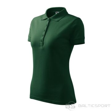 Malfini Pique Polo W MLI-210D3 tumši zaļš polo krekls (M)