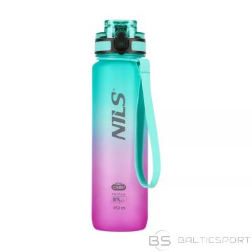 Nils Extreme Ūdens pudele NILS NCD04, 950 ml, rozā-zaļa