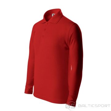 Malfini Pique Polo LS Jr polo krekls MLI-24107 sarkans (158 cm/12 lati)