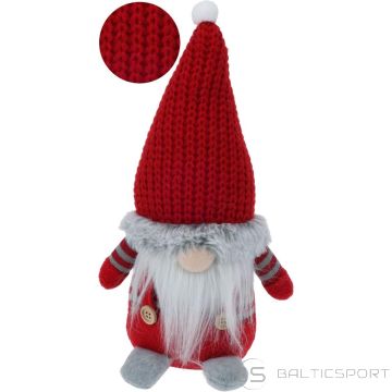 Christmas Decoration CHRISTMAS gnome, 30 cm, red