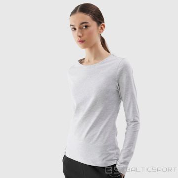 Koszulka 4F 4FWSS24TLONF218 27M / szary / XL