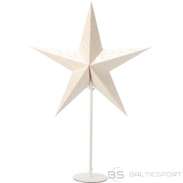 Christmas Decoration DEKORATĪVĀ ADVENTES STAR LAMPA, STĀVĀJĀ LED, 45CM, BALTA