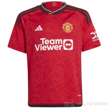 Adidas Manchester United Home JSY Jr T-Shirt IP1736 / Red / 128 cm