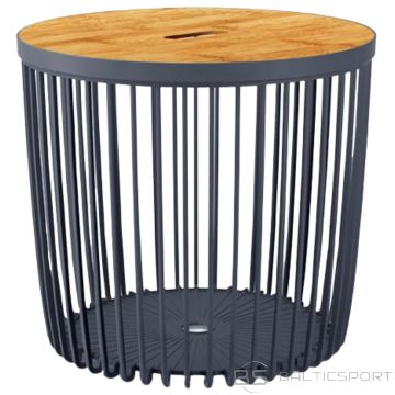 Prosperplast BASKET TABLE 38.6x35.8CM CLUBO ANTHRACITE