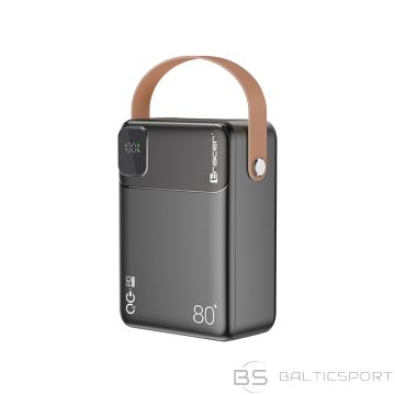 Tracer 47826 Prime-V8 80000mAh QC22.5W+PD20W Power Bank, Black