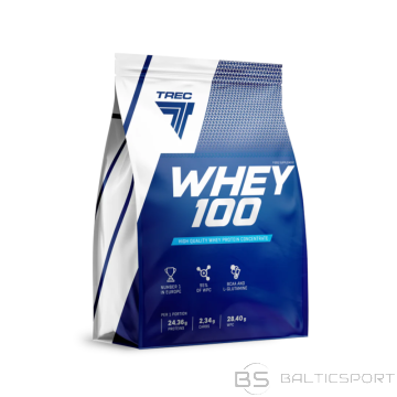 Olbaltumvielu pulveris TREC WHEY 100, Šokolāde, 900g