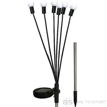 BS Saules lampa &quot;Dejo vējā&quot; Baltas bumbiņas 6 LED 72 cm (nav pieejama)