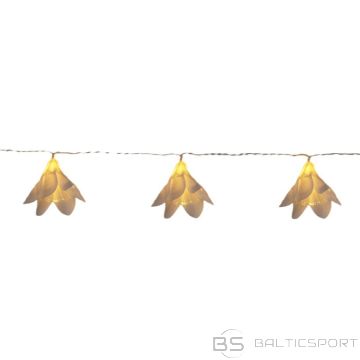 BS Ar baterijām darbināmas stiepļu lampas &quot;Garland&quot; 20 LED ziedi silti baltā krāsā (nav pieejams)