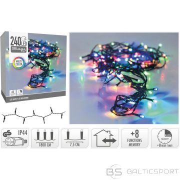 Christmas Decoration CHRISTMAS TREE LIGHTS LIGHT CHAIN 240 LED TIMER MULTICOLOR