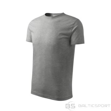 T-shirt Malfini Basic Jr MLI-13812 dark gray melange (134 cm/8 lat)
