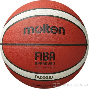 Basketball ball TOP training MOLTEN B5G3800 FIBA, synth.leather size 5