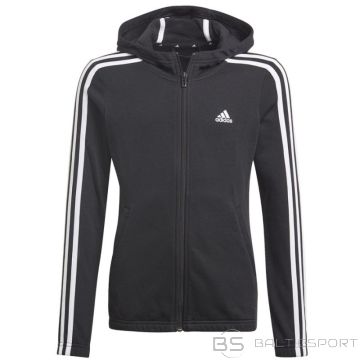 Adidas Толстовка с капюшоном Essentials 3S Jr GQ8356 с молнией во всю длину (134 см)