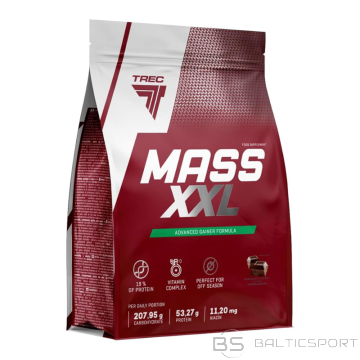 Masas piedeva TREC MASS XXL CHOCOLATE 1000g