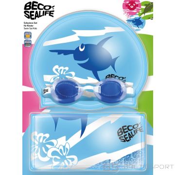 Beco Swimming set SEALIFE: googles + cap + bag 96054 6 blue