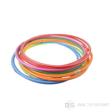Hula hop 10 gab. / 90 cm / daudzkrāsains