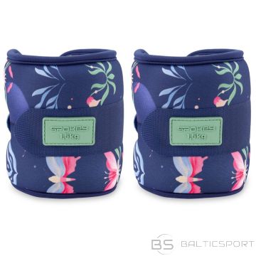 Spokey Bloom Form potīšu un plaukstas locītavu atsvari 2 x 1,5 kg SPK-944490 (1,5 kg)