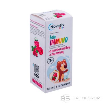 BS Novativ Kids Beta Immuno šķidrums imunitātei 120ml (nav pieejams)