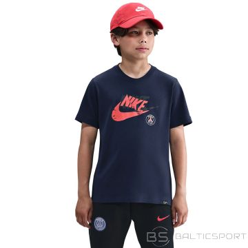 Nike Футболка PSG Crest Tee Junior HV4987-410 / M (137-147 см) / темно-синий