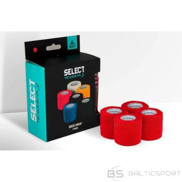 Spalding Лента для гетр Select 4/упак. 5 см x 4,5 м T26-17706 (Czerwony)