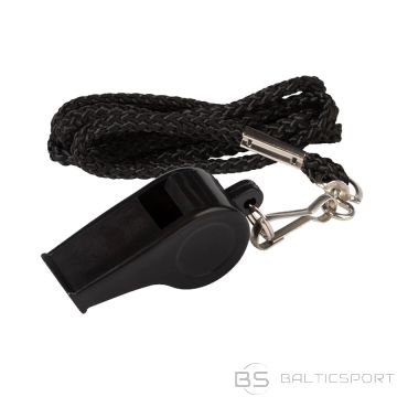 Select Izvēlieties plastmasas svilpi ar virkni / 110 dB / Melna