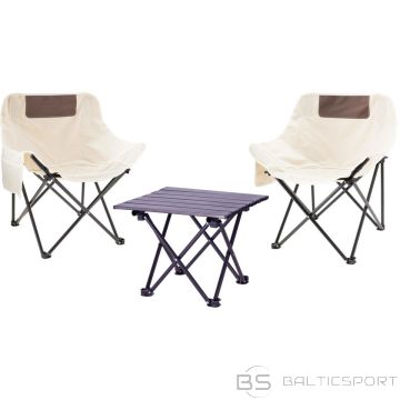 Redcliffs 3 vienā salokāms ceļojumu komplekts: galds un 2 krēsli